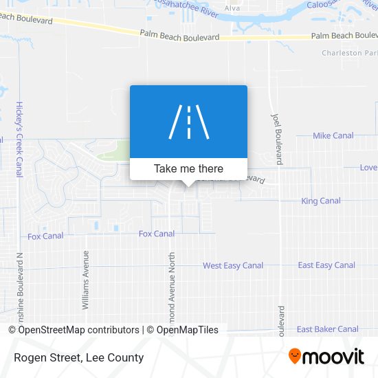Mapa de Rogen Street