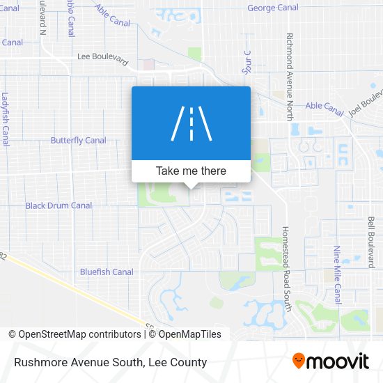 Rushmore Avenue South map