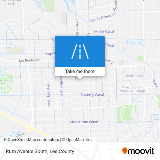 Ruth Avenue South map
