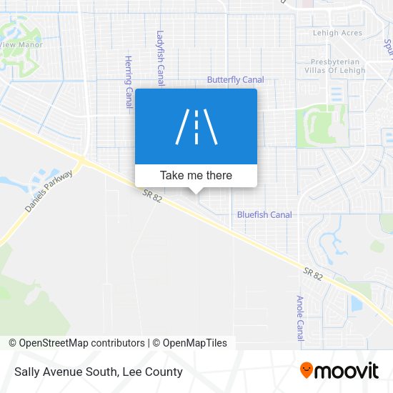 Sally Avenue South map