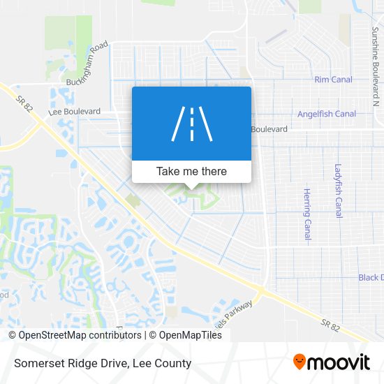 Somerset Ridge Drive map