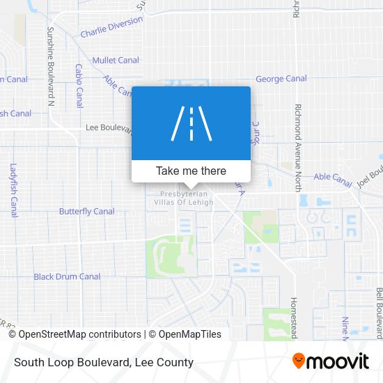 South Loop Boulevard map