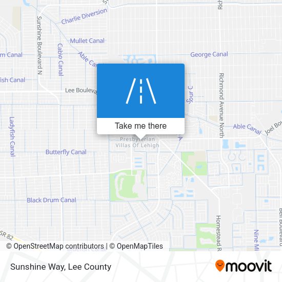 Mapa de Sunshine Way