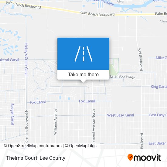 Thelma Court map