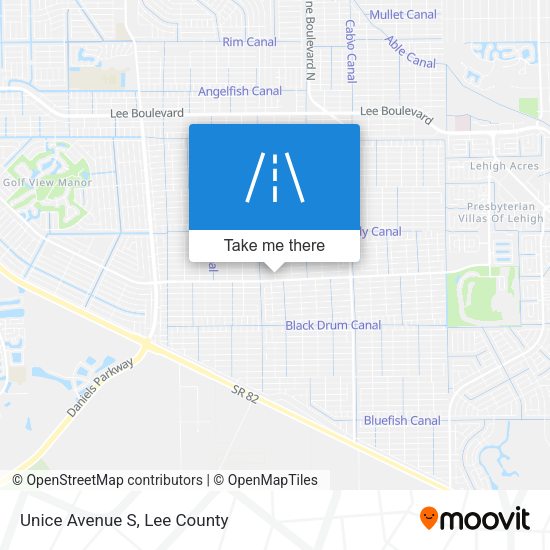 Mapa de Unice Avenue S
