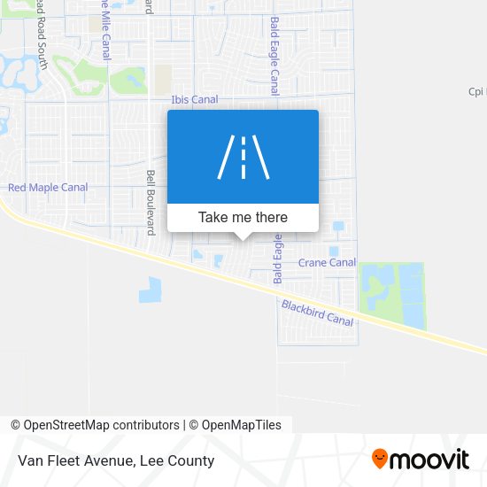 Mapa de Van Fleet Avenue