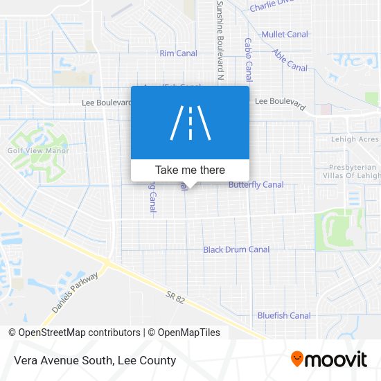 Mapa de Vera Avenue South