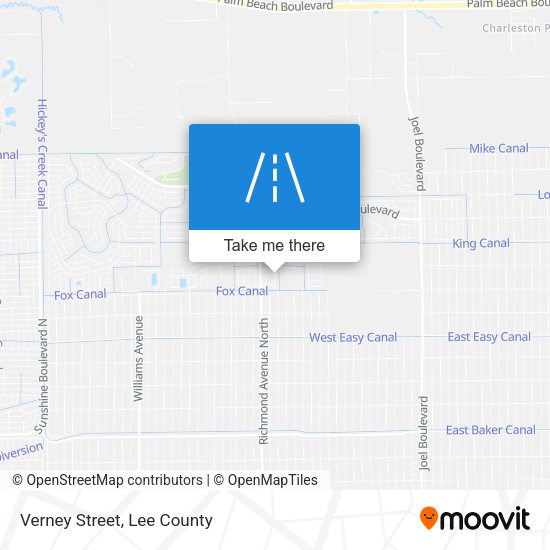Mapa de Verney Street