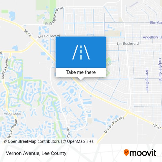 Mapa de Vernon Avenue