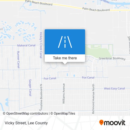 Mapa de Vicky Street