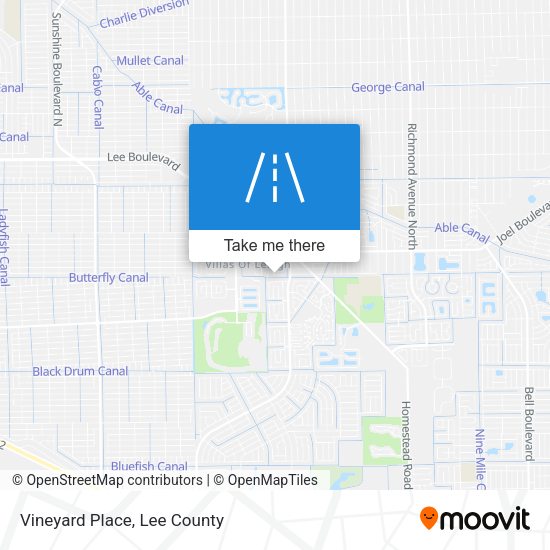 Vineyard Place map