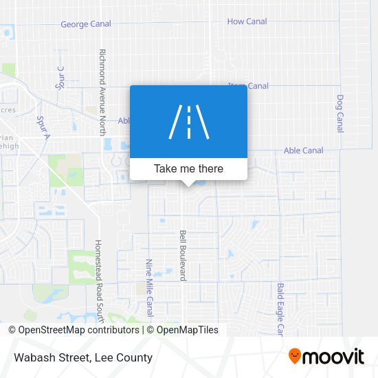Mapa de Wabash Street