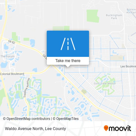 Waldo Avenue North map