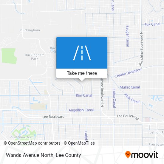 Wanda Avenue North map