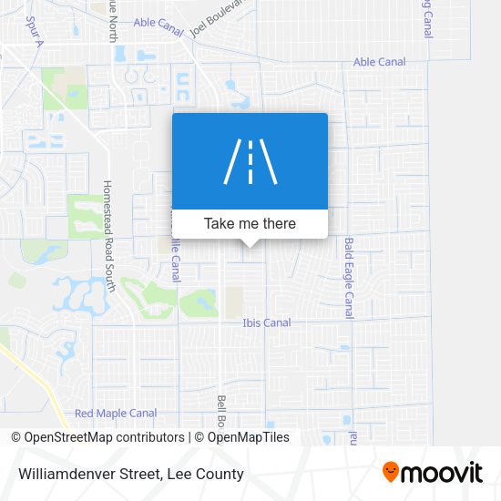 Williamdenver Street map