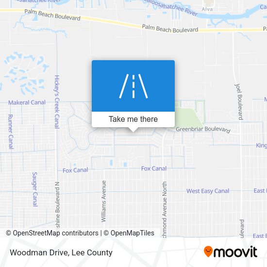 Mapa de Woodman Drive