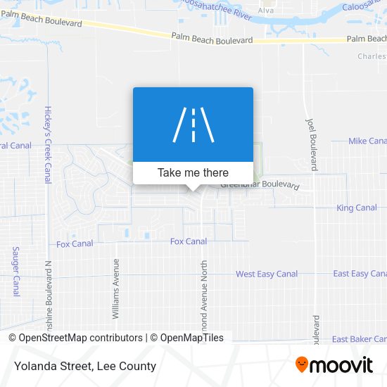 Mapa de Yolanda Street