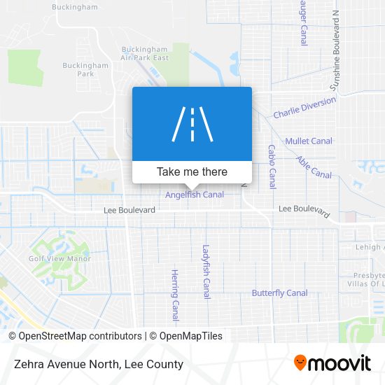 Mapa de Zehra Avenue North