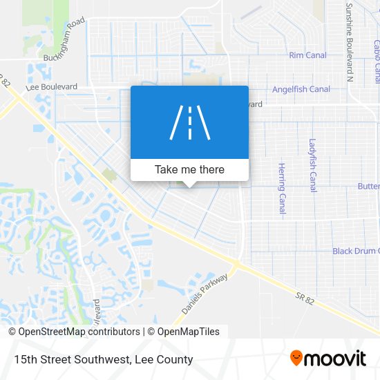 Mapa de 15th Street Southwest