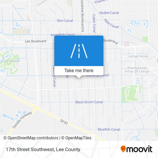 Mapa de 17th Street Southwest