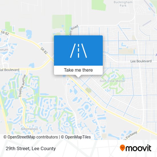 Mapa de 29th Street