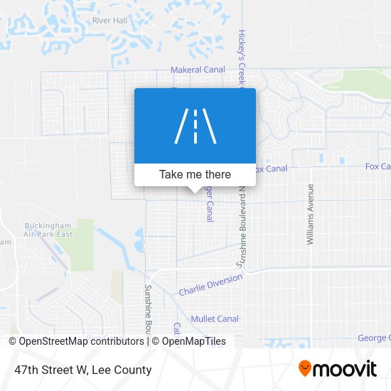 Mapa de 47th Street W