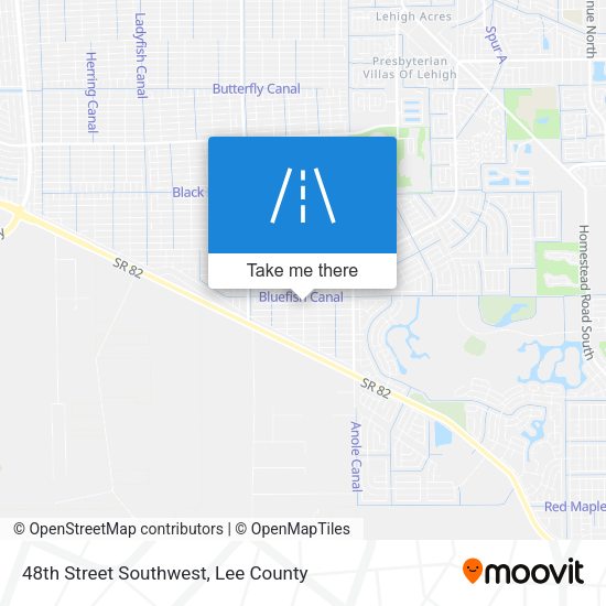 48th Street Southwest map