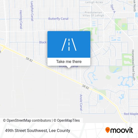 Mapa de 49th Street Southwest
