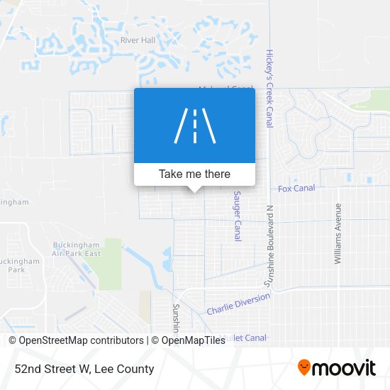 Mapa de 52nd Street W