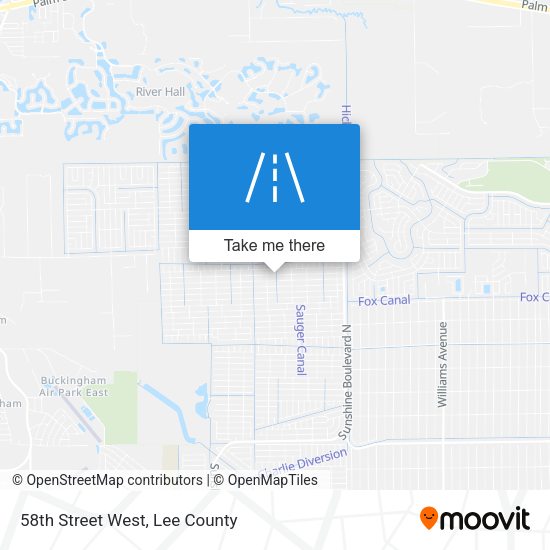 Mapa de 58th Street West