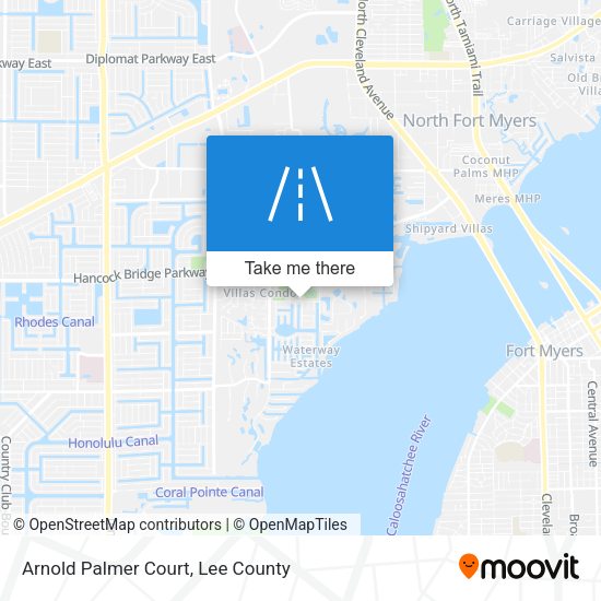 Mapa de Arnold Palmer Court