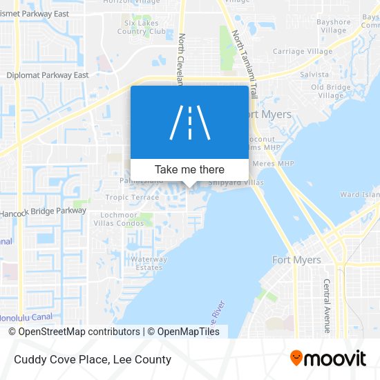 Cuddy Cove Place map
