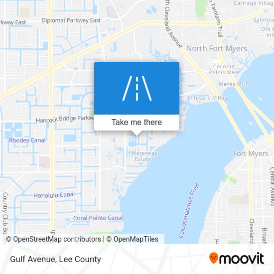 Gulf Avenue map