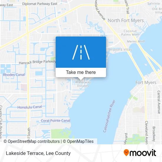 Lakeside Terrace map