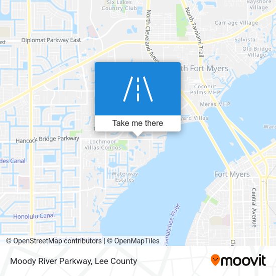 Moody River Parkway map