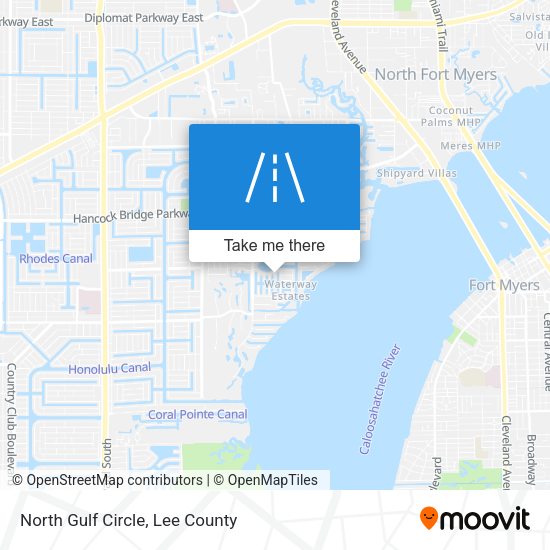 North Gulf Circle map