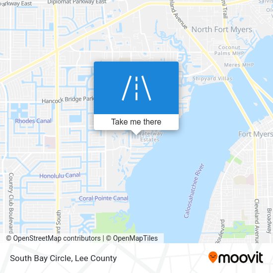South Bay Circle map
