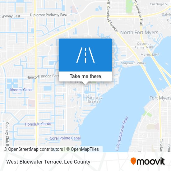 West Bluewater Terrace map
