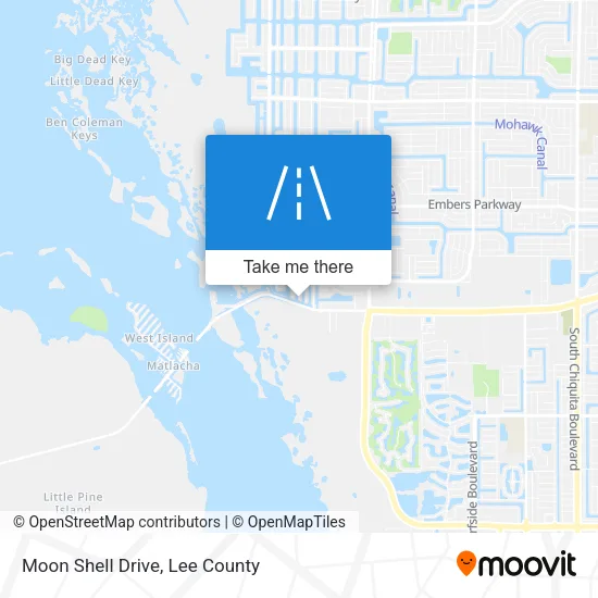 Moon Shell Drive map