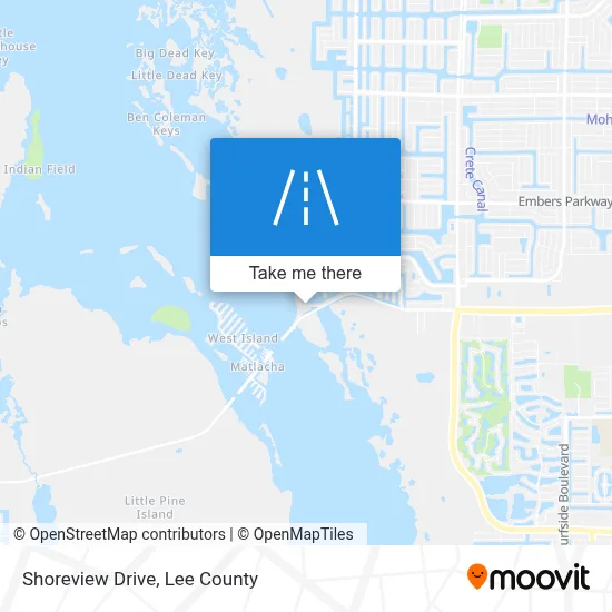 Shoreview Drive map