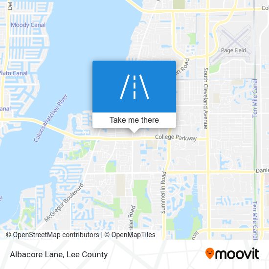 Mapa de Albacore Lane