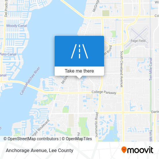 Anchorage Avenue map