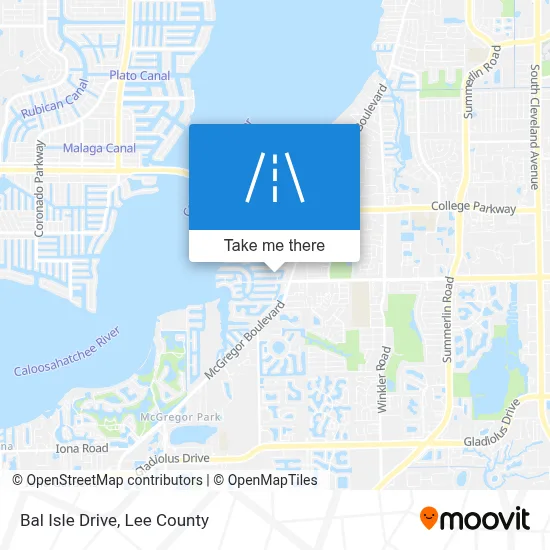 Bal Isle Drive map