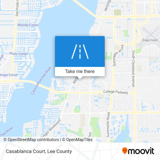 Casablanca Court map