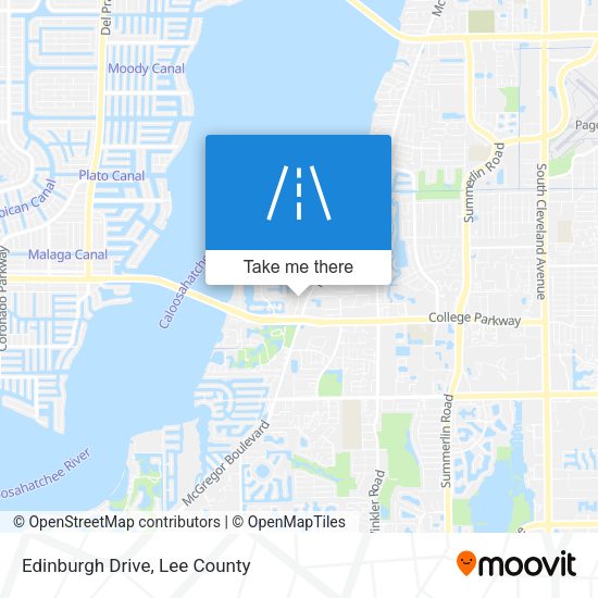 Mapa de Edinburgh Drive