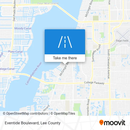 Eventide Boulevard map