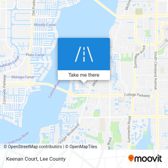 Keenan Court map