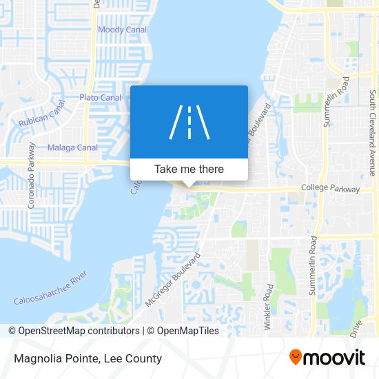 Mapa de Magnolia Pointe