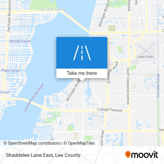 Shaddelee Lane East map