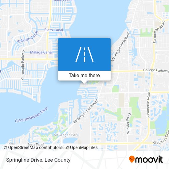 Springline Drive map